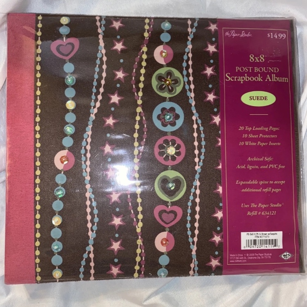 8x8 post bound scrapbook album